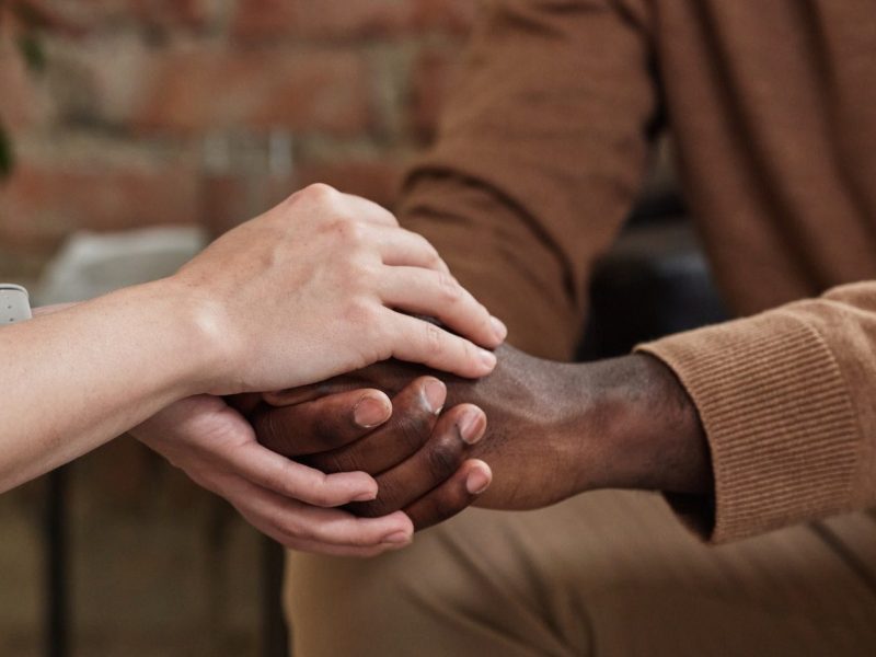 Supporting patient at therapy